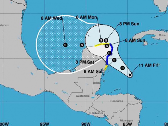 Alerta Amarilla en 6 municipios de Quintana Roo por depresión tropical 25 –  Pulso Político de Oaxaca